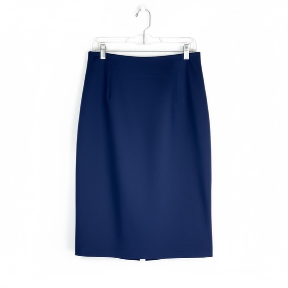 Express No. 2 Pencil Skirt Sofia Crepe Navy Blue Sz. 12, Women’s Regular - Picture 4 of 4